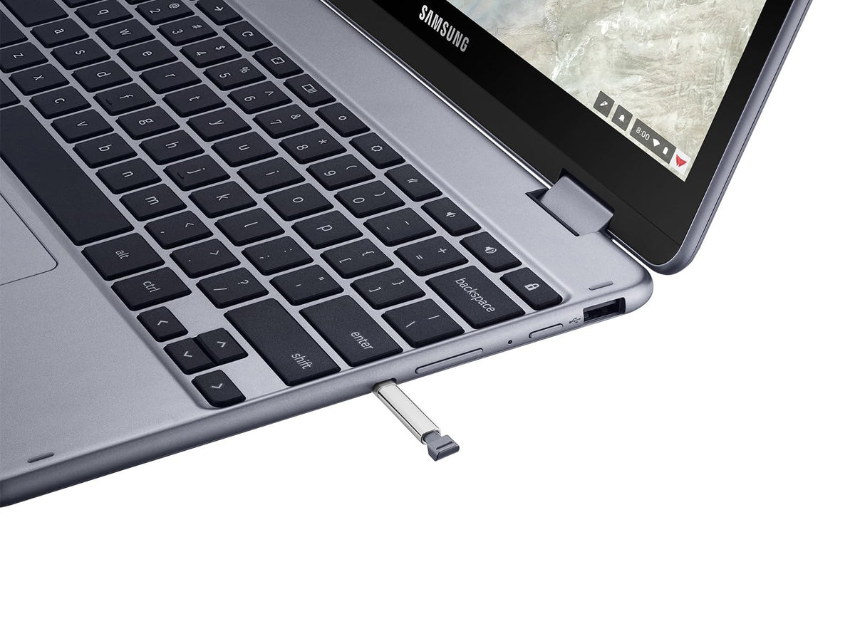 Samsung Chromebook Plus V2 2-in-1 Laptop- 4GB RAM, 64GB eMMC, 13MP Camera, Chrome OS, 12.2", 16:10 Aspect Ratio- XE520QAB-K03US Light Titan