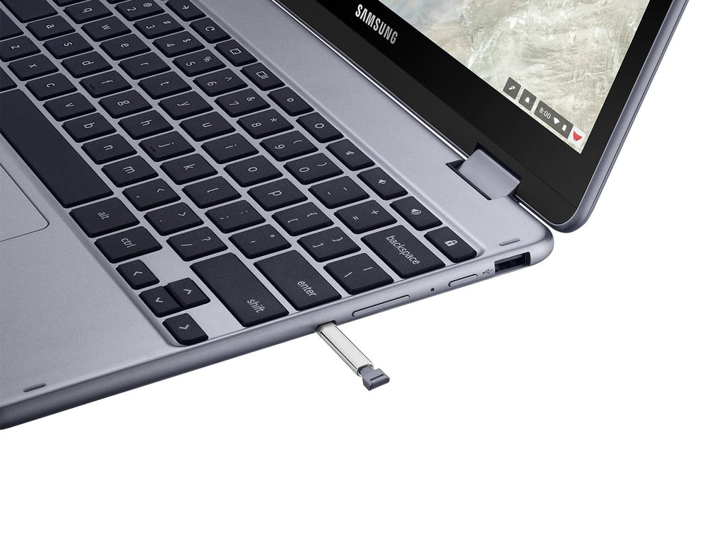 Samsung Chromebook Plus V2 2-in-1 Laptop- 4GB RAM, 64GB eMMC, 13MP Camera, Chrome OS, 12.2", 16:10 Aspect Ratio- XE520QAB-K03US Light Titan