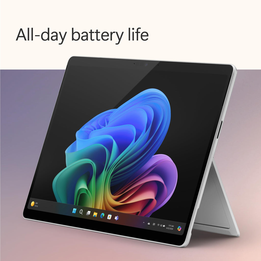 Microsoft Surface Pro 2-in-1 Laptop/Tablet (2024), Windows 11 Copilot+ PC, 13" Touchscreen Display, Snapdragon X Plus (10 Core), 16GB RAM, 512GB Storage, Dune