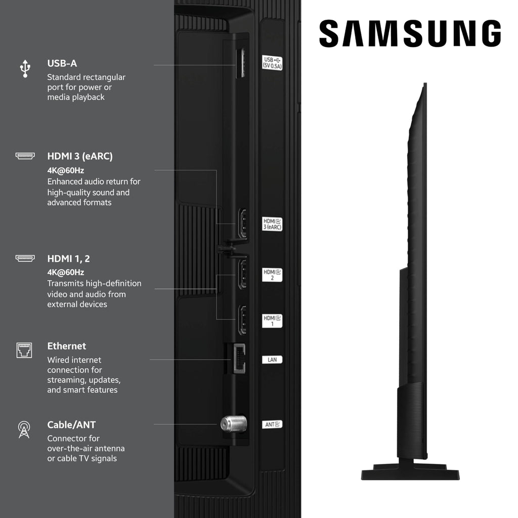 Samsung 43-Inch Class QLED Q7F Series Samsung Vision AI Smart TV (2025 Model, 43Q7F) Quantum HDR, Object Tracking Sound Lite, Q4 AI Gen1 Processor, 4K upscaling, Gaming Hub, Alexa Built-in