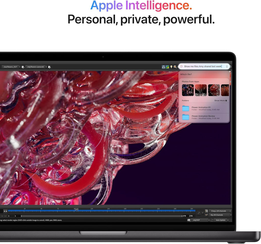 Apple 2024 MacBook Pro with Apple M4 Max Chip (16-inch, 48GB RAM, 1TB SSD Storage) (QWERTY English) Space Black (Renewed)