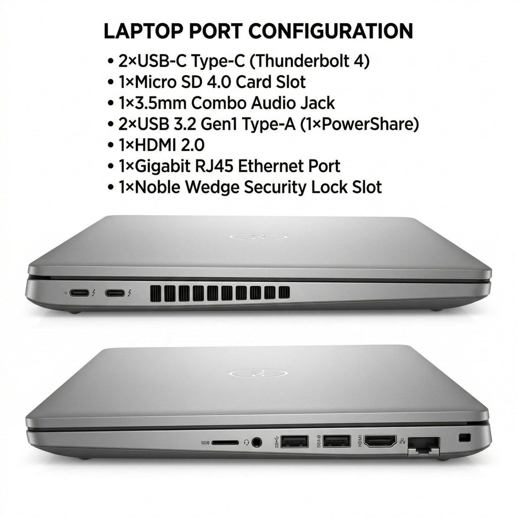Dell Latitude 5420 14" FHD Business Laptop Computer, Intel Quad-Core i5-1145G7, 16GB DDR4 RAM, 256GB SSD, Camera, HDMI, Windows 11 Pro (Renewed)