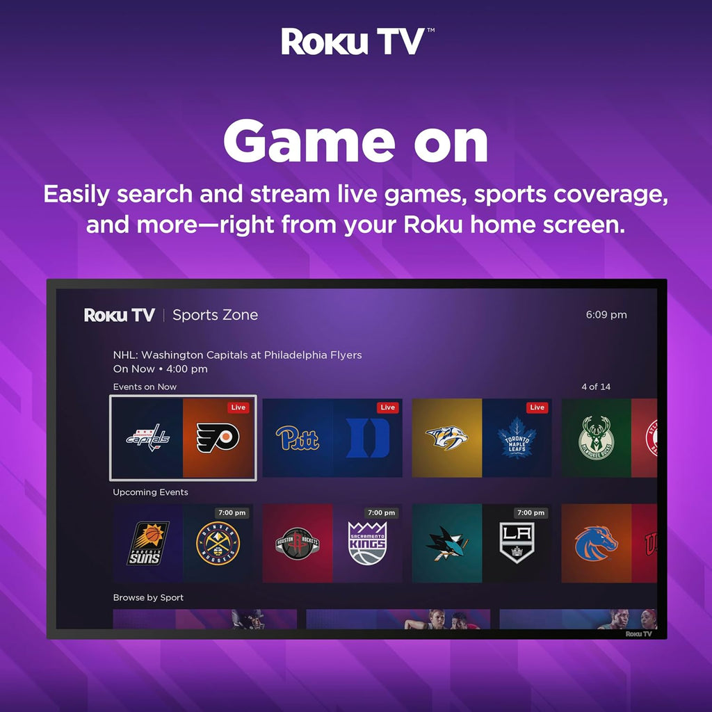 Hisense 40-Inch Class A4 Series FHD 1080p Smart Roku TV with Alexa Compatibility (40A4NR) - Dolby Audio, Slim Bezel Design, Google Assistant