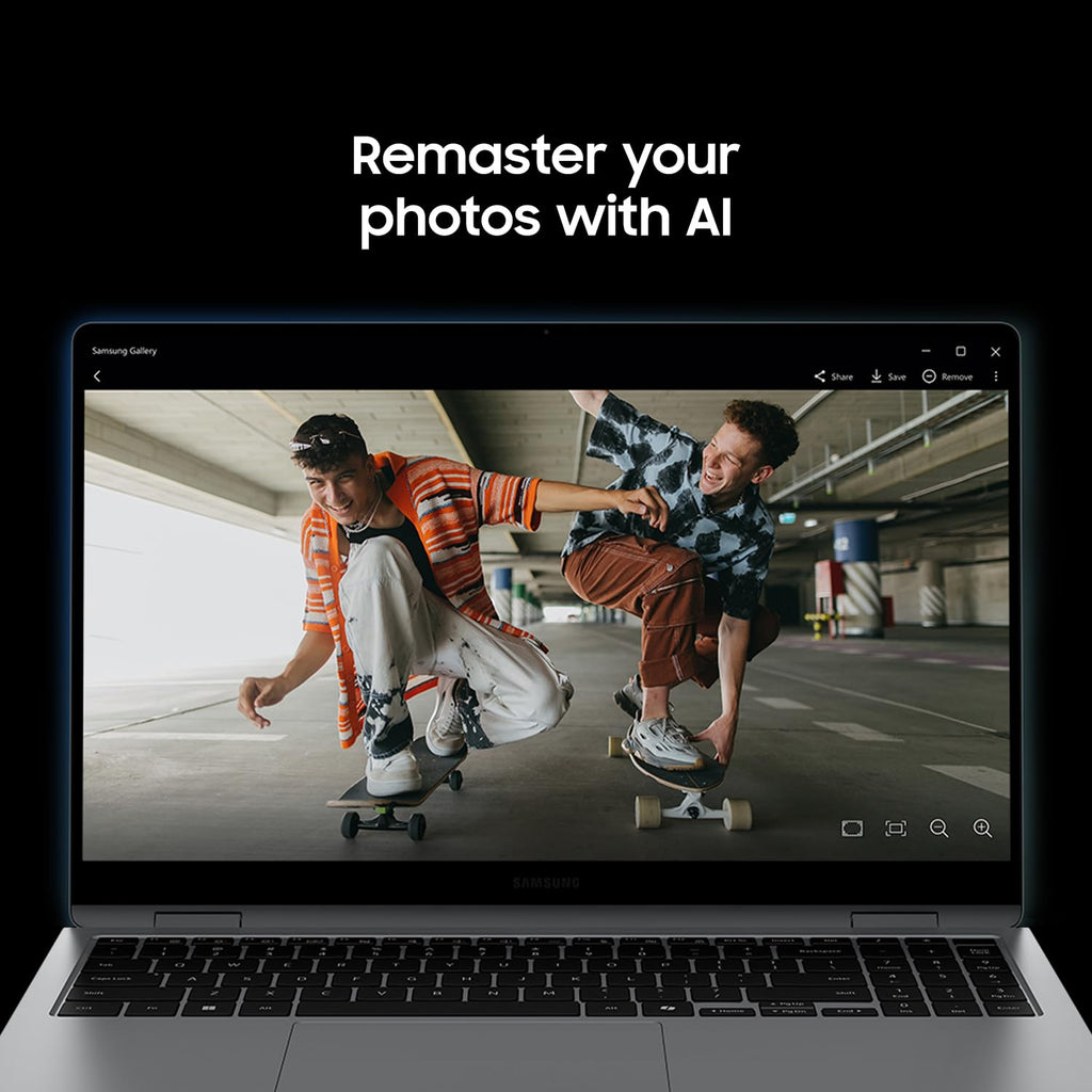 Samsung 16” Galaxy Book5 Pro 360 Copilot+ PC, AI Business Laptop, Windows 11 Pro, Intel Core Ultra 7 Processor 256V, 3K AMOLED Touchscreen, 16GB / 512GB, 120HZ, 2025 Model, NP964QHA-KG1US, Gray