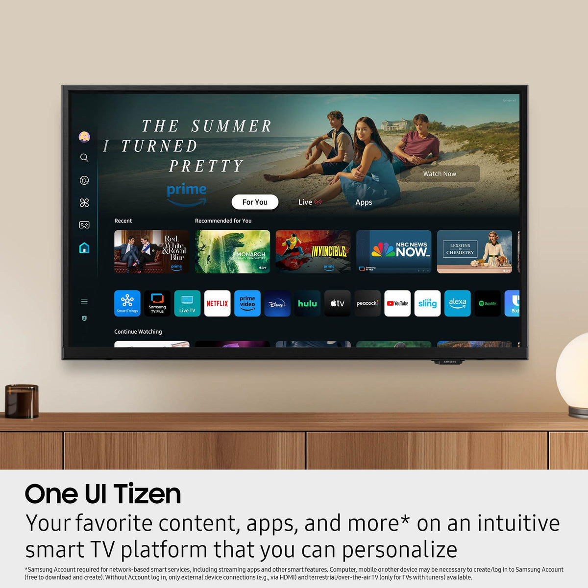 SAMSUNG 40-Inch Class Full HD F6000 Smart TV (2025 Model) HDR, Object Tracking Sound Lite, Knox Security, One UI Tizen, Smart TV