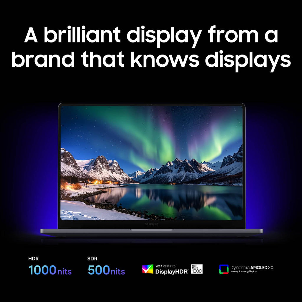 Samsung 16” Galaxy Book6 Ultra U7 PC Laptop Computer, NVIDIA 5070 Intel Processor, 32GB/1TB, Dynamic AMOLED 2X Display, Advanced Cooling, Slim, 2 Year Warranty, Gray