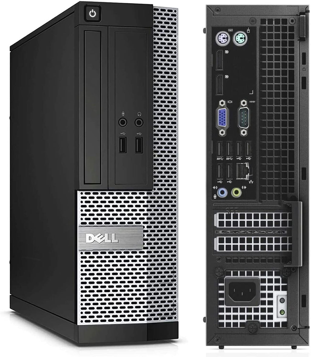 Dell RGB Optiplex PC,Core i5,24'' FHD Monitor,16G RAM,512G SSD(Renewed)