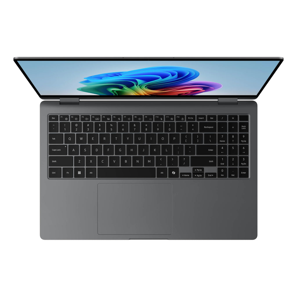 Samsung 16” Galaxy Book5 Pro 360 Copilot+ PC, AI Business Laptop, Windows 11 Pro, Intel Core Ultra 7 Processor 256V, 3K AMOLED Touchscreen, 16GB / 512GB, 120HZ, 2025 Model, NP964QHA-KG1US, Gray