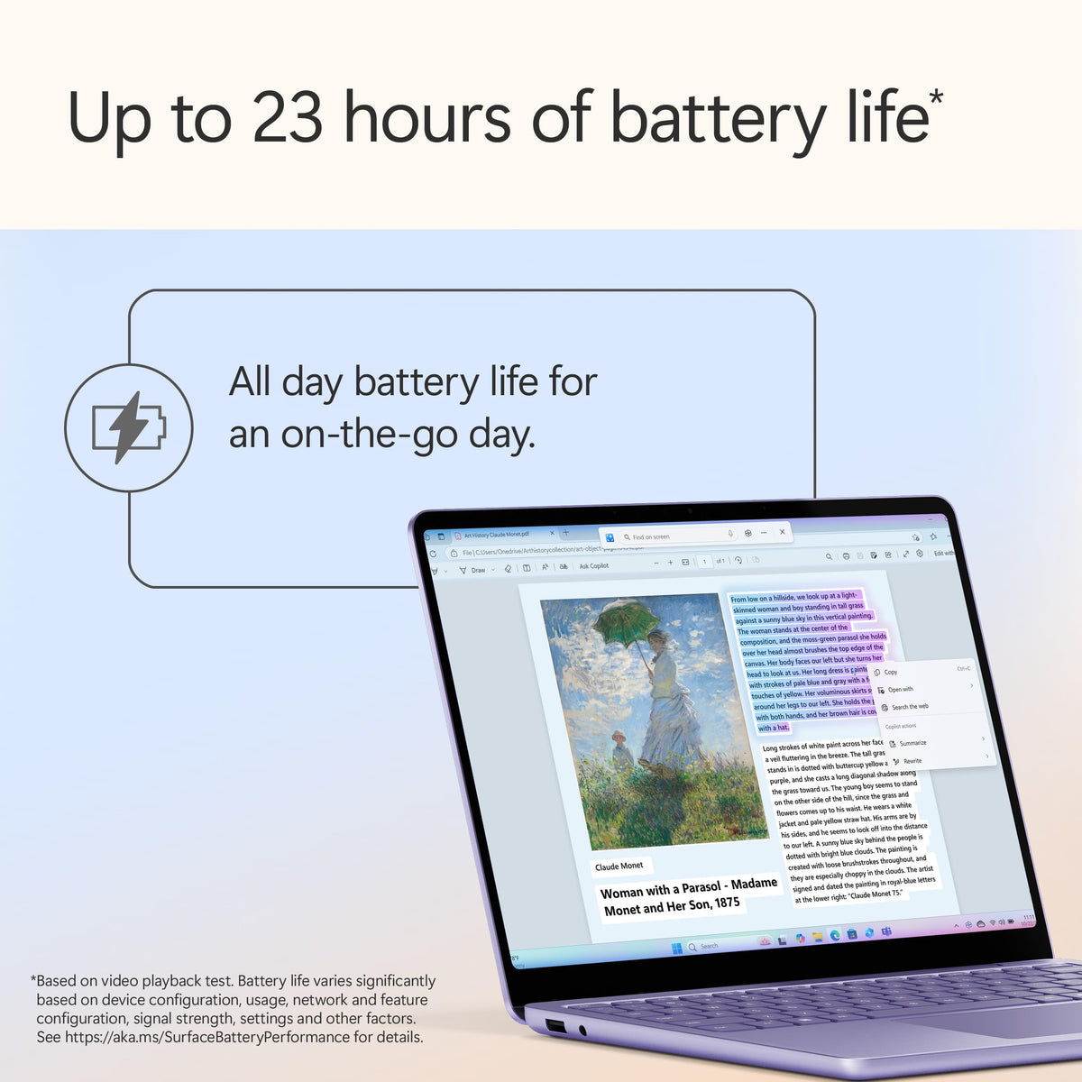 Microsoft Surface Laptop (2025), Windows 11 Copilot+ PC, 13" Touchscreen Display, Snapdragon X Plus (8 core), 16GB RAM, 512GB SSD Storage, Ocean