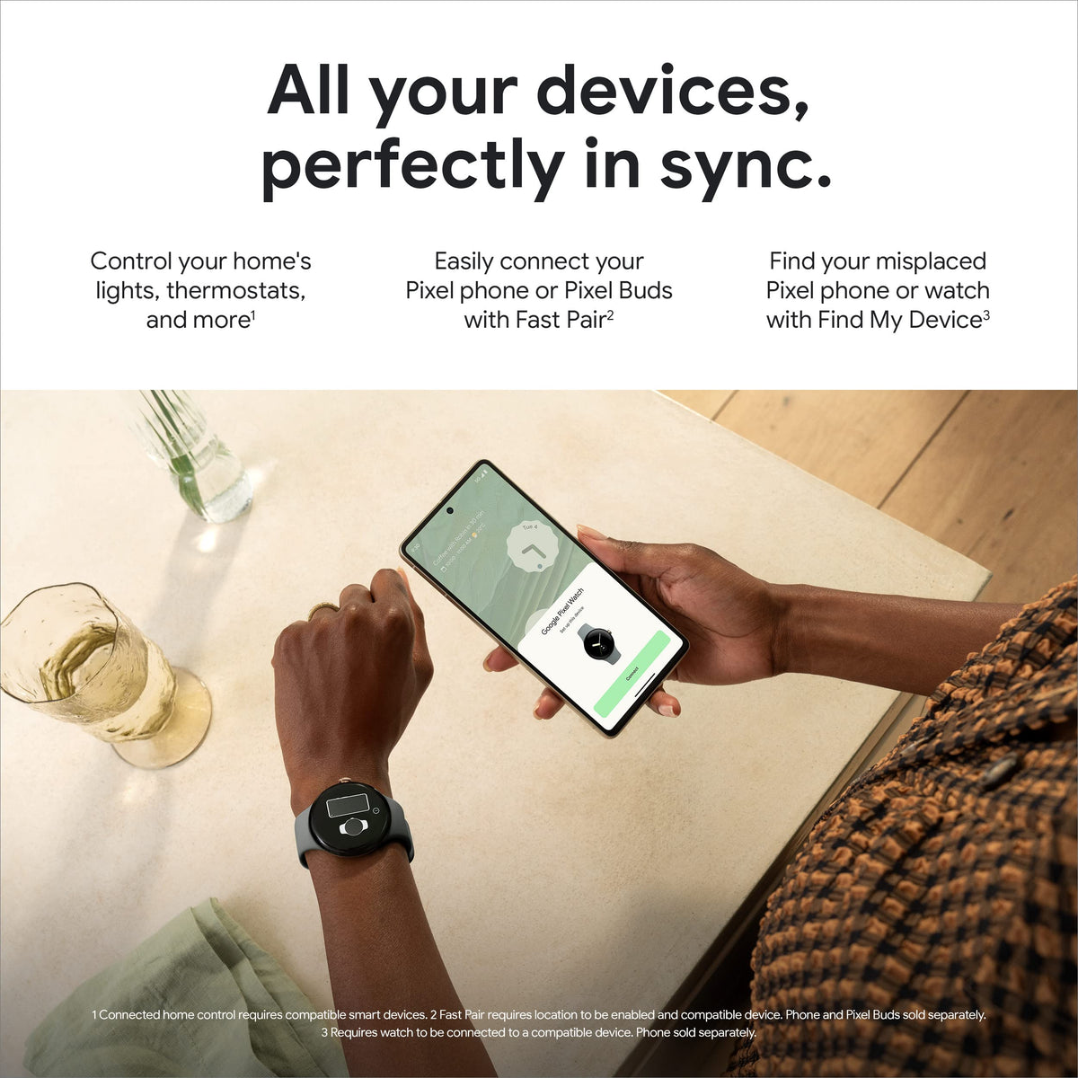 Google Pixel Watch 1st Gen (Previous Model) - Android Smartwatch with Fitbit Activity Tracking - Heart Rate Tracking Watch - Champagne Gold Stainless Steel case with Hazel Active band - LTE