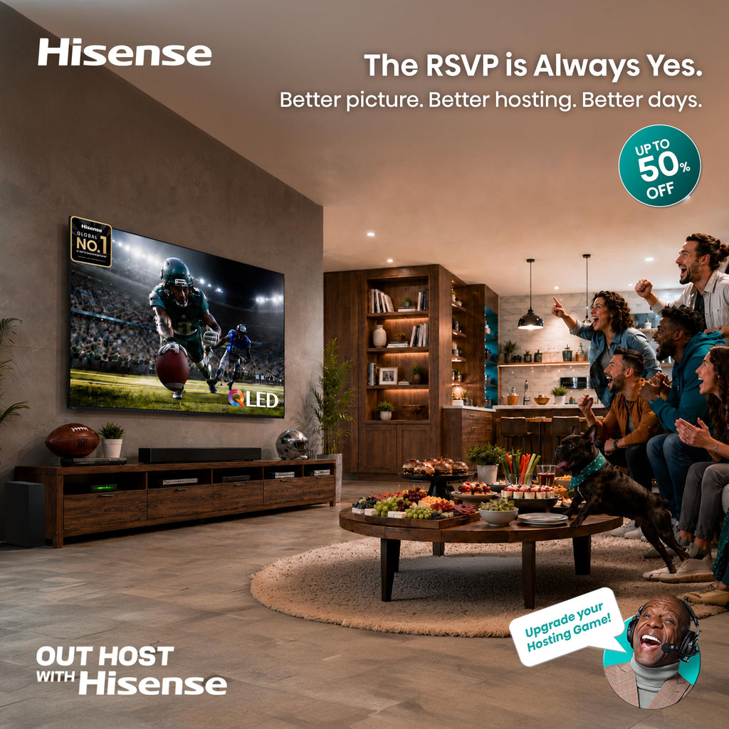 Hisense 32-Inch Class QD4SR Series Hi-QLED HD Smart Roku TV (32QD4HSR, 2026 Model) – Hi-QLED Color, Dolby Audio, Compatible with Alexa, Full Array LED, Slim Bezel Design