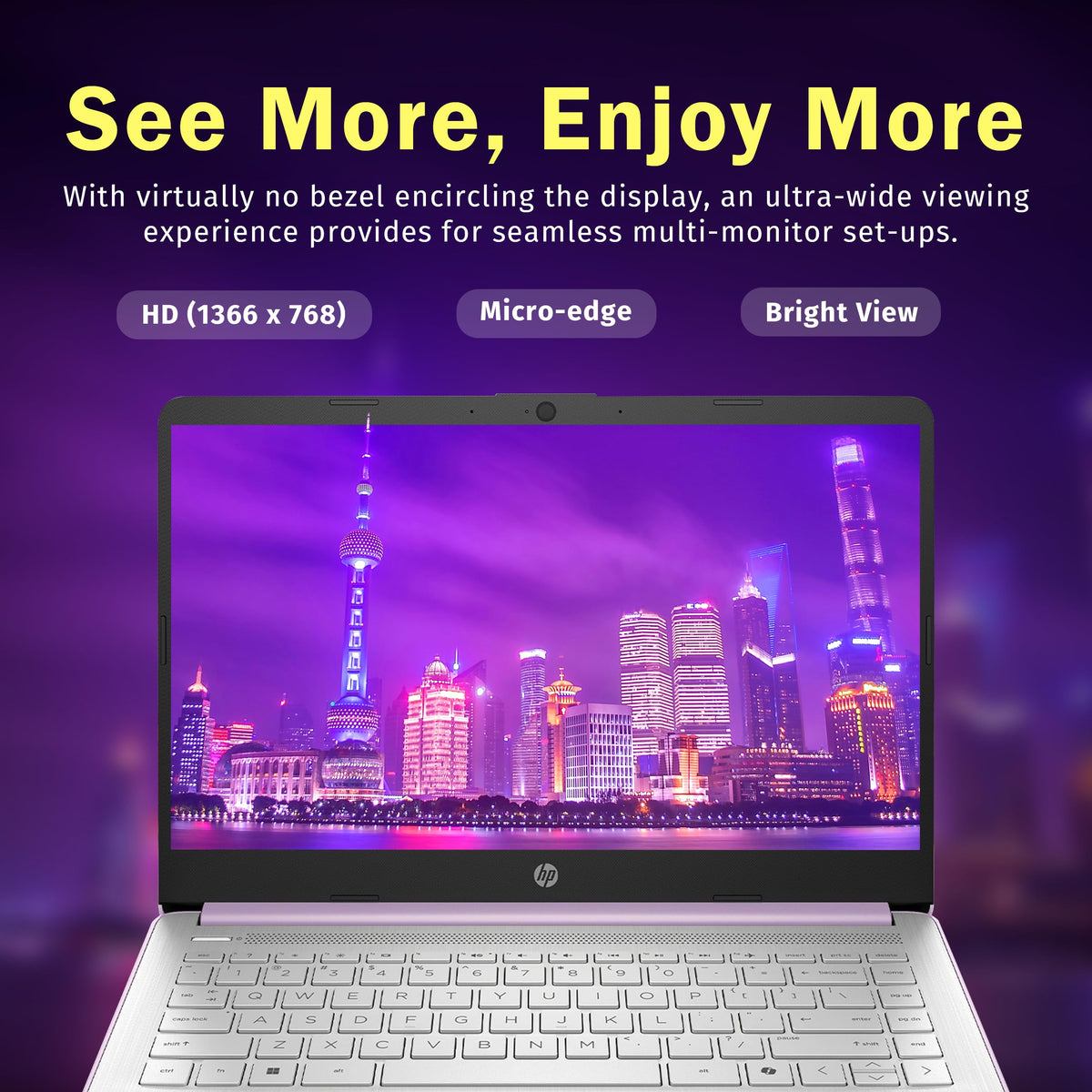 HP Stream 14" HD Laptop, Intel Processor N150, 4GB RAM, 128GB UFS, Intel Graphics, Webcam, Wi-Fi 6, Long Battery Life, Copilot, Windows 11 S, Gold (Renewed)