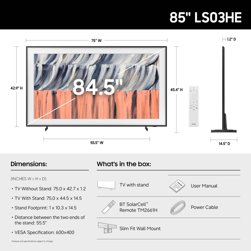 Samsung 65-Inch Class The Frame Pro LS03HW