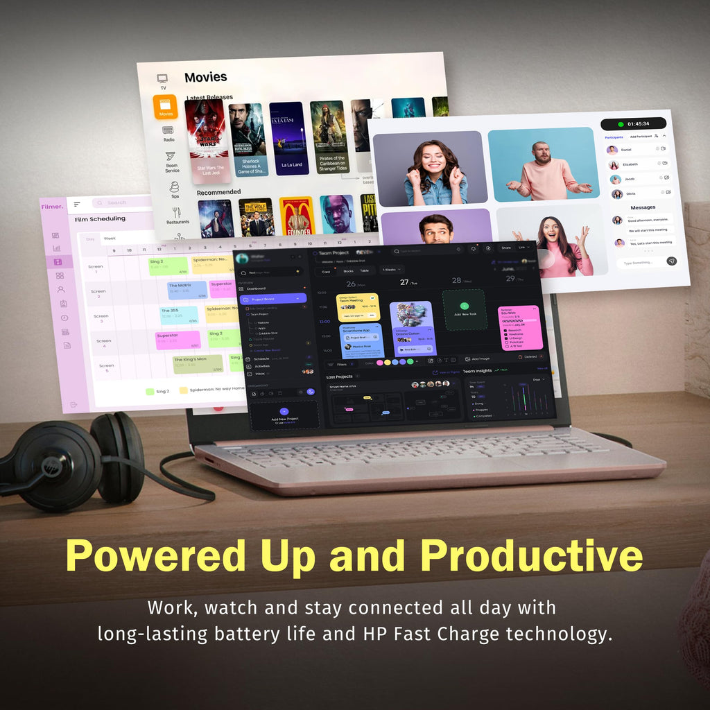 HP Stream 14" HD Laptop, Intel Processor N150, 4GB RAM, 128GB UFS, Intel Graphics, Webcam, Wi-Fi 6, Long Battery Life, Copilot, Windows 11 S, Gold (Renewed)
