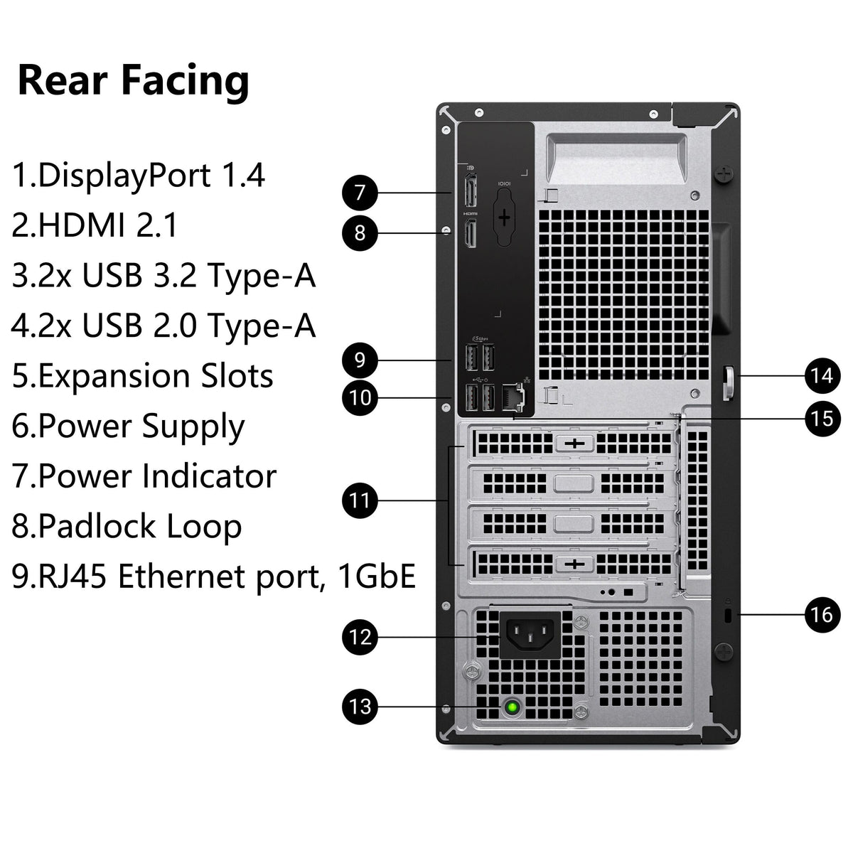 Dell 2026 Edition Tower Desktop Computers, 8GB DDR5 RAM, 512GB PCIe SSD
