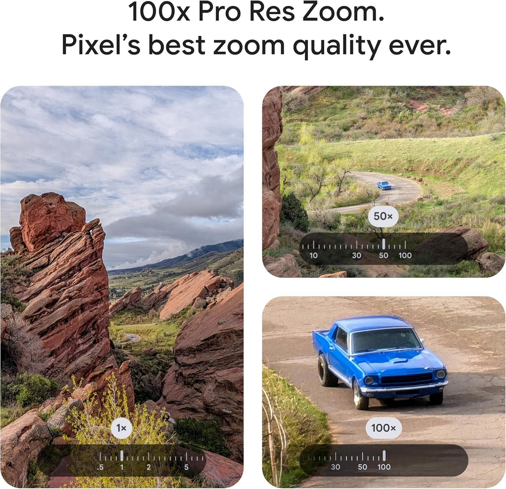 Google Pixel 10 Pro XL - Unlocked Android Smartphone - Gemini AI Assistant, Moonstone - 256GB (2025 Model) (Renewed Premium)