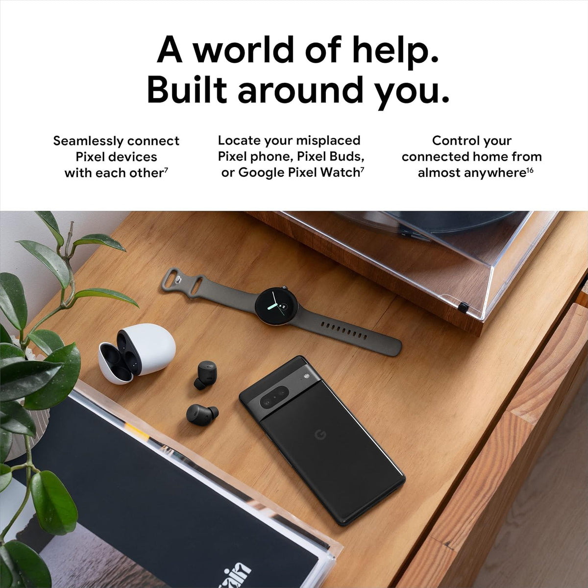 Google Pixel 7-5G Android Phone - Unlocked Smartphone with Wide Angle Lens and 24-Hour Battery - 256GB - Lemongrass