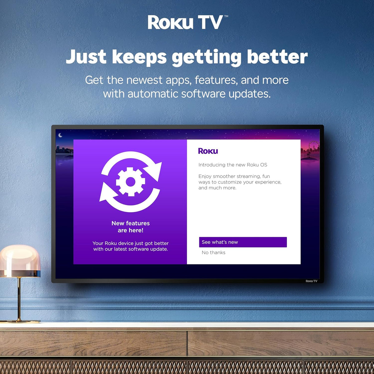 Hisense 32-Inch Class QD4SR Series Hi-QLED HD Smart Roku TV (32QD4HSR, 2026 Model) – Hi-QLED Color, Dolby Audio, Compatible with Alexa, Full Array LED, Slim Bezel Design