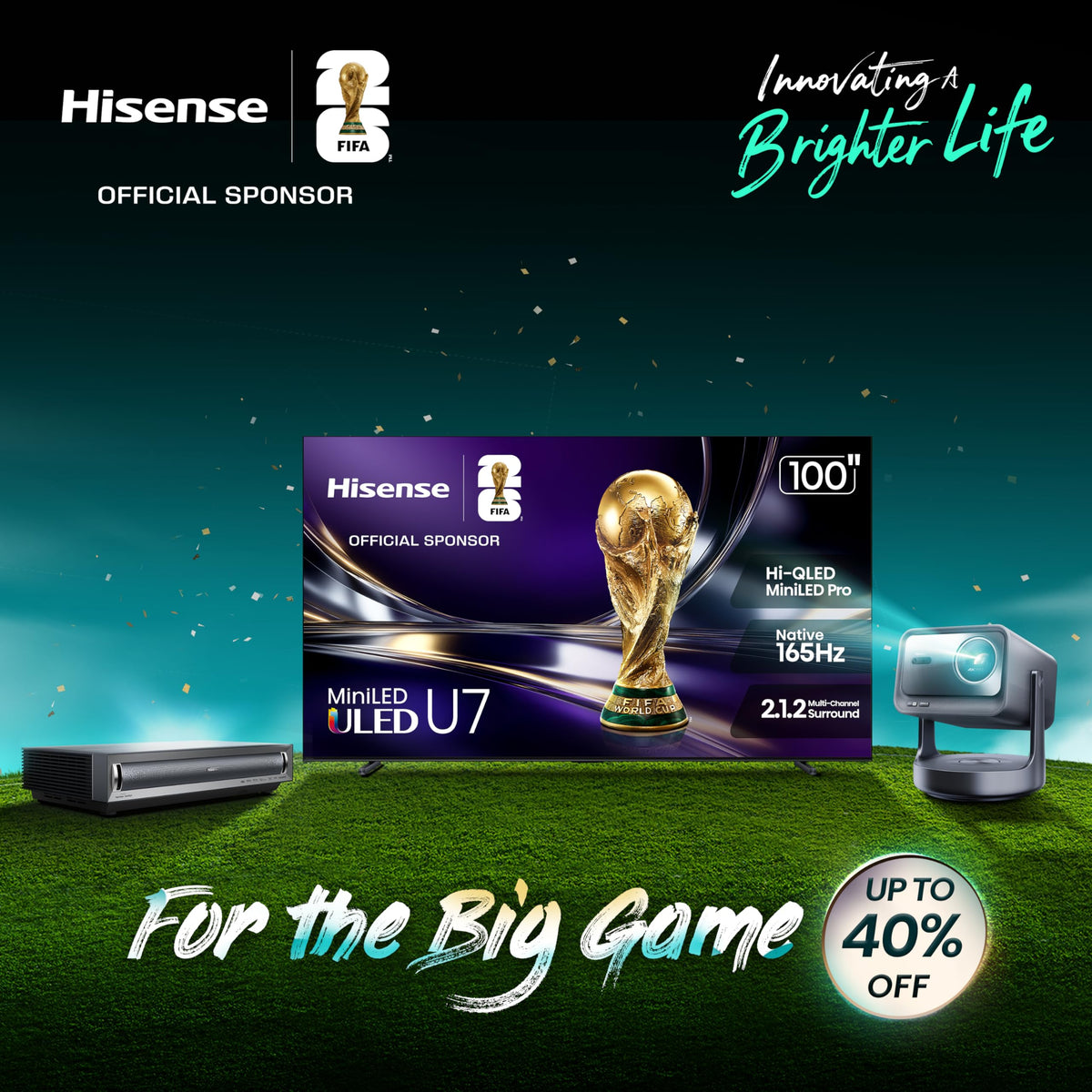 Hisense 40-Inch Class A4 Series FHD 1080p Smart Roku TV with Alexa Compatibility (40A4NR) - Dolby Audio, Slim Bezel Design, Google Assistant