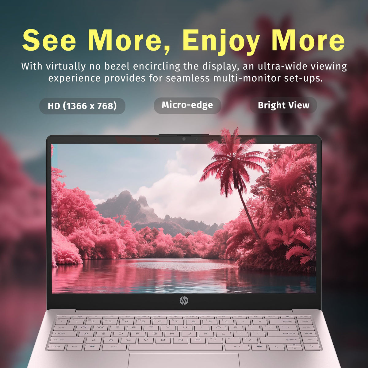 HP Stream 14" HD Laptop, Intel Processor N150, 4GB RAM, 128GB UFS, Intel Graphics, Webcam, Wi-Fi 6, Long Battery Life, Copilot, Windows 11 S, Gold (Renewed)