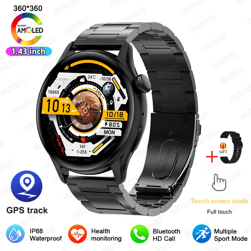 2026 New Smart Watch For Women Gift 1.43 Inch Full Touch Screen Sports Watches 500+Custom Dial Call Waterproof Smartwatch Ladies