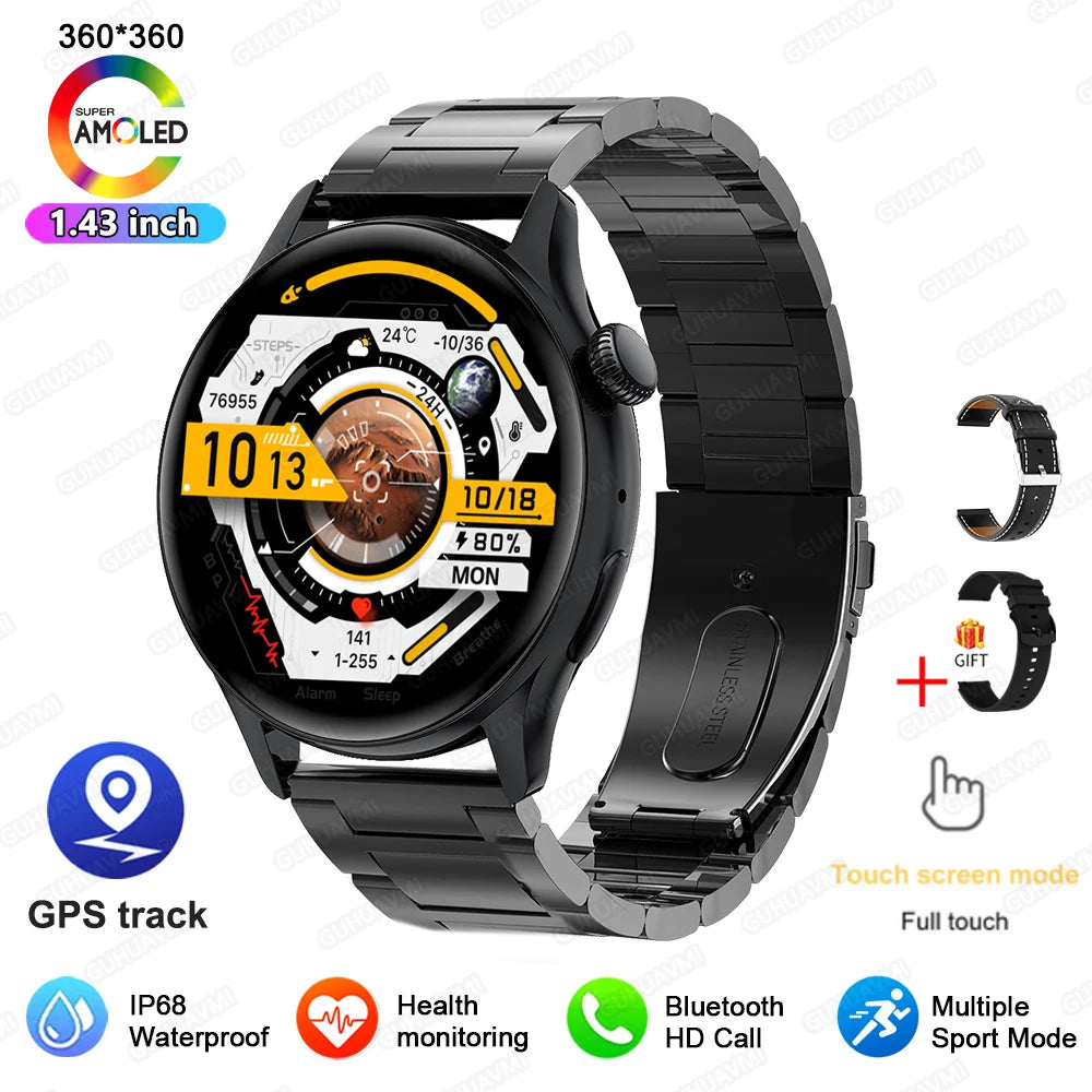 2026 New Smart Watch For Women Gift 1.43 Inch Full Touch Screen Sports Watches 500+Custom Dial Call Waterproof Smartwatch Ladies