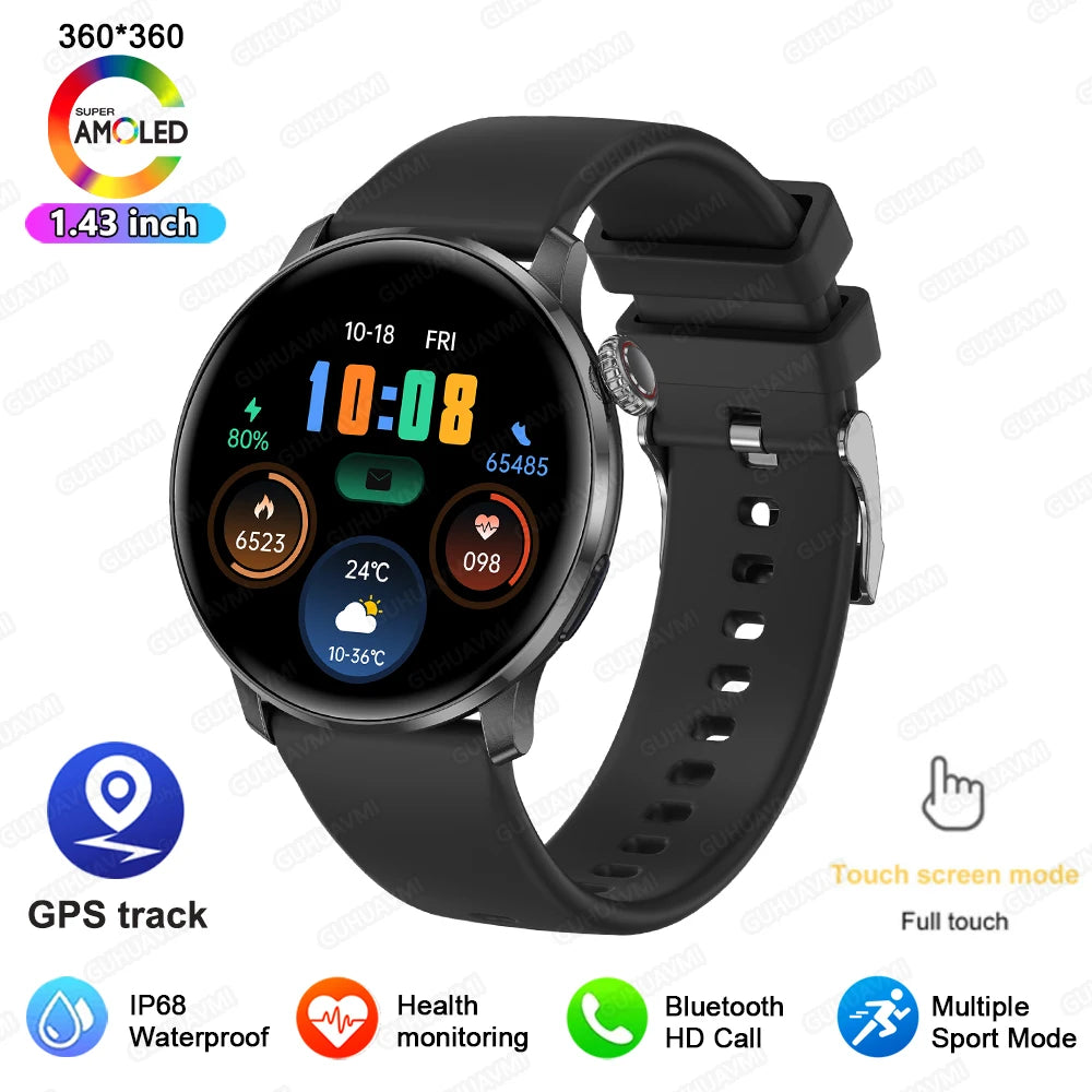 2026 New Smart Watch For Women Gift 1.43 Inch Full Touch Screen Sports Watches 500+Custom Dial Call Waterproof Smartwatch Ladies