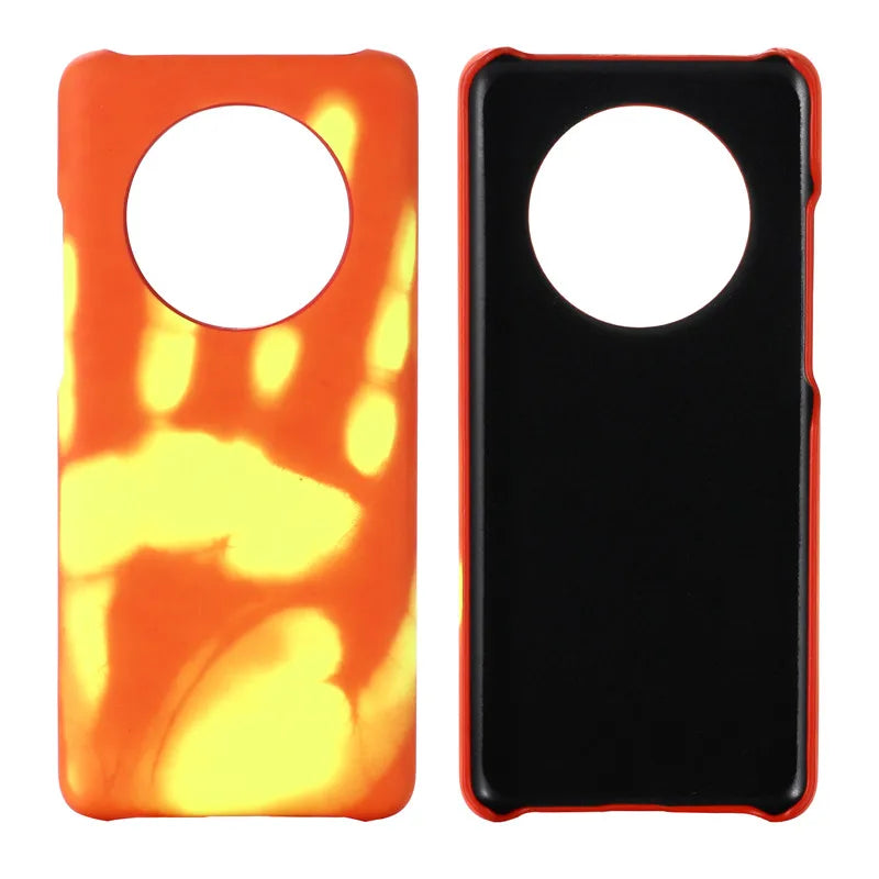 Temperature Color Changing Phone Case for iPhone 17 16 15 14 13 Pro Max, Thermal Reactive Heat Sensitive Cover