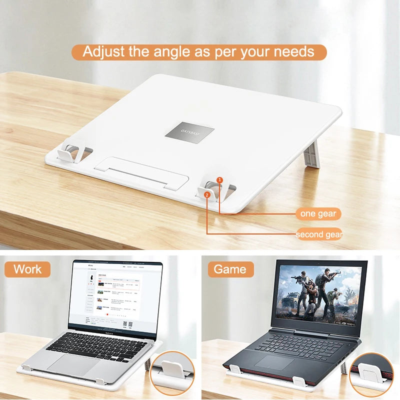 Oatsbasf Portable Laptop Stand Multi Function Notebook Tablet Lap Desk For Macbook Air Pro Bed Room Reading Holder for iPad