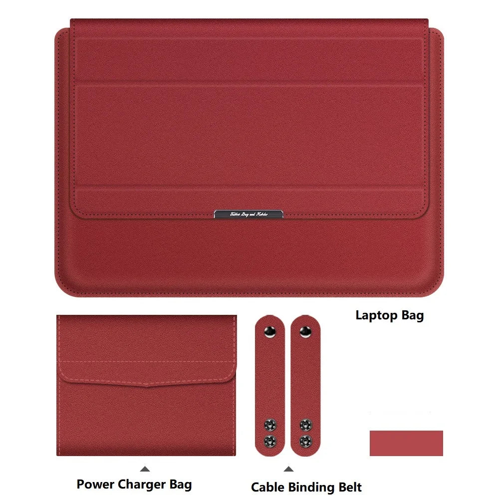 for 14.1 Inch Intel Core I7 7500U 1080P Windows 11 Gaming Laptop Sleeve Notebook Bag Computer PC Holder Charger Pouch Cable Belt