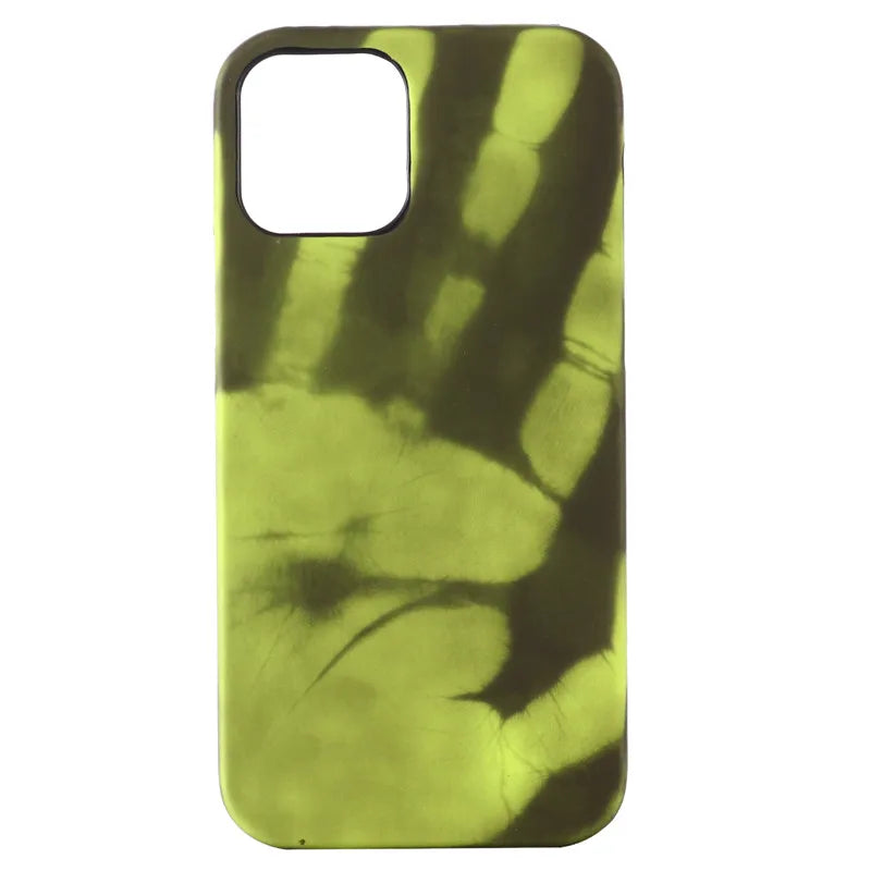 Temperature Color Changing Phone Case for iPhone 17 16 15 14 13 Pro Max, Thermal Reactive Heat Sensitive Cover