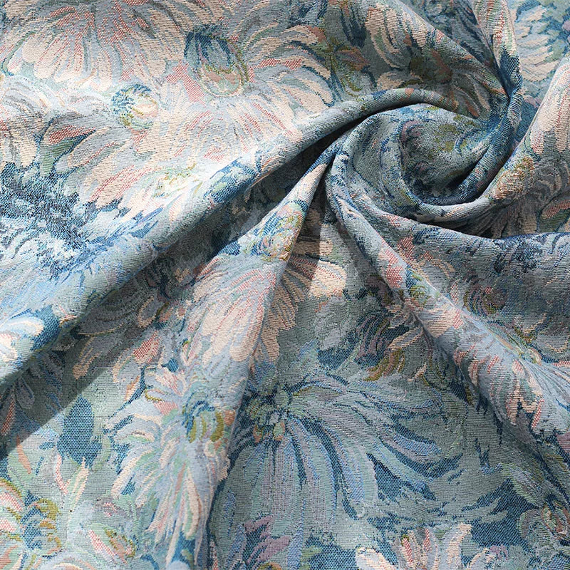 2025 Monet's Gardens New Brocade Jacquard Fabric Luxury
