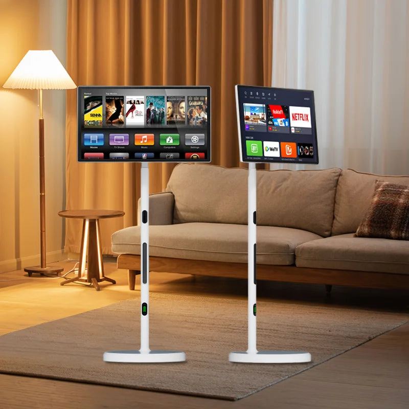 24 Inch 32 Inch Android 8+128GB 10000mAh Smart Portable Touch Screen TV with Flip Display Stand and Wifi Display