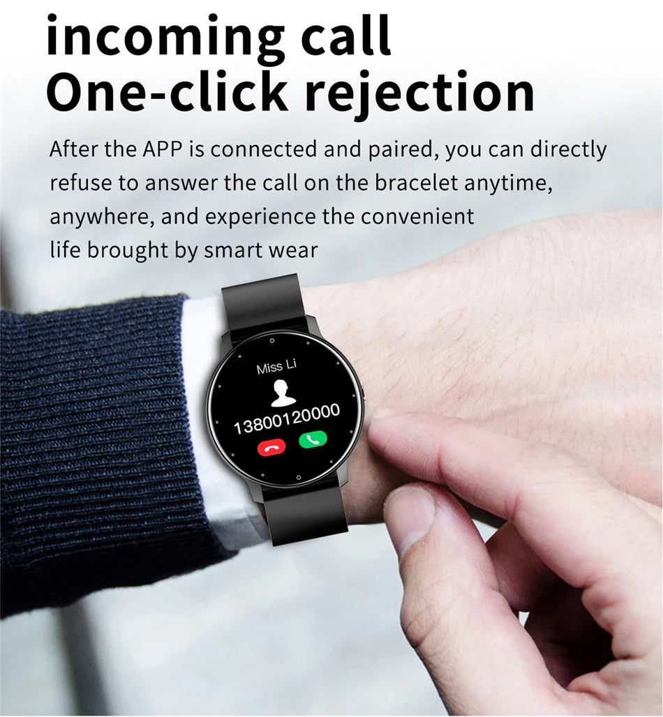 LIGE 2026 New Smart Watch Men Full Touch Screen Sport Fitness Watch IP67 Waterproof Bluetooth For Android ios smartwatch Men+box
