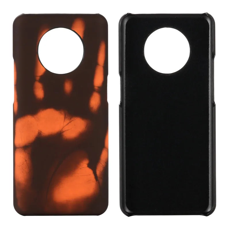 Temperature Color Changing Phone Case for iPhone 17 16 15 14 13 Pro Max, Thermal Reactive Heat Sensitive Cover