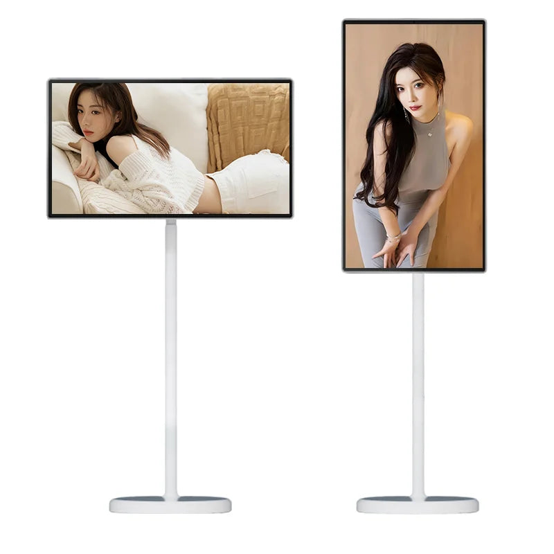 24 Inch 32 Inch Android 8+128GB 10000mAh Smart Portable Touch Screen TV with Flip Display Stand and Wifi Display