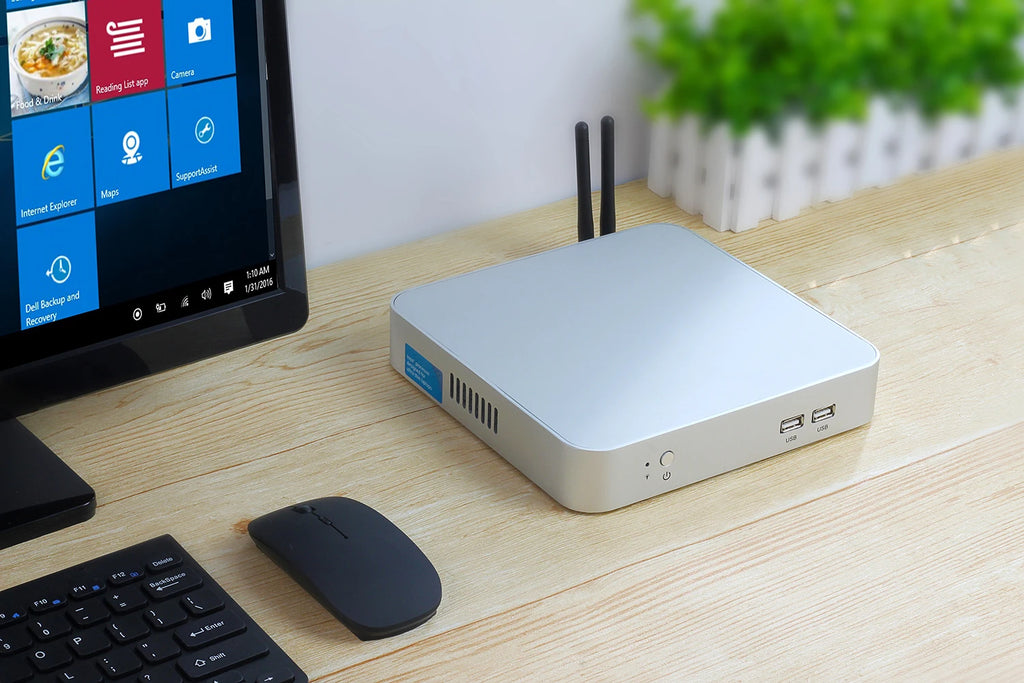 Intel Core i5-4200U 1037U Mini PC DDR3 SSD with 6xUSB 1xHDMI 1xVGA Support WiFi PCIE Linux Pfsense Office Computer Win10 Ready