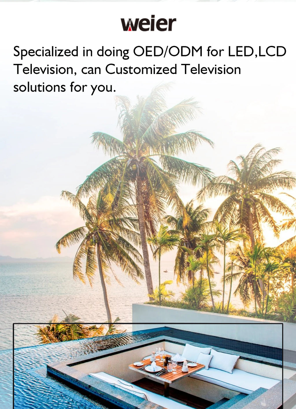 OEM Customizable 85-Inch Android Smart LED TV 4K HDTV with 32''-75'' Normal TV Motherboard 40 43 50 55 60 65 4K Television