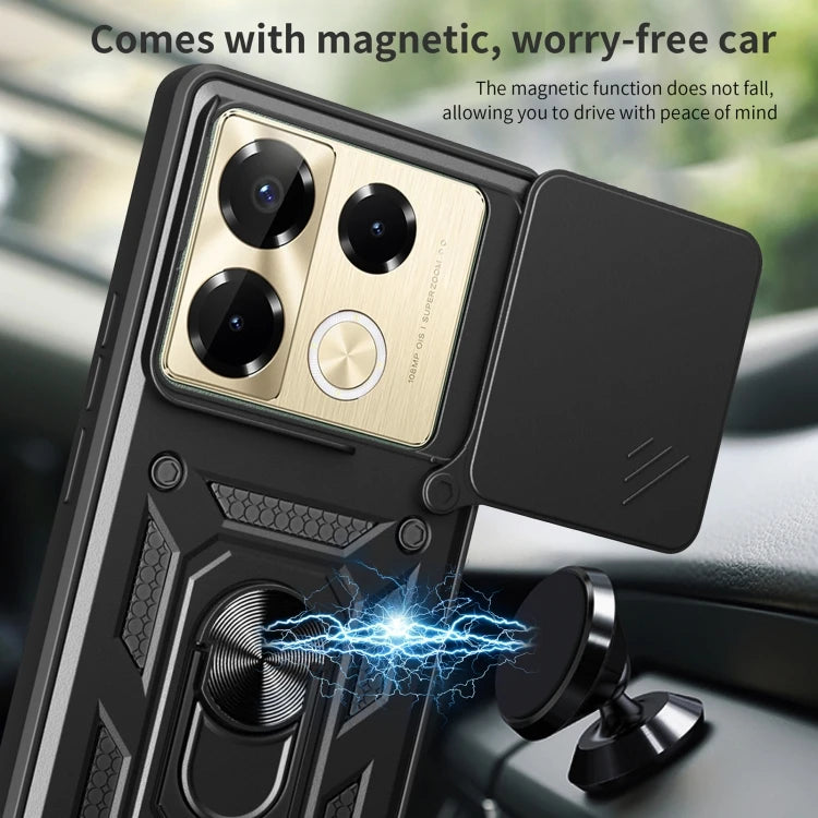 New Arrivals Phonecase for Infinix Note 40 Pro/40 Pro+ 5G/ Hot 50 4G Sliding Camera Cover Design TPU+PC Phone Case