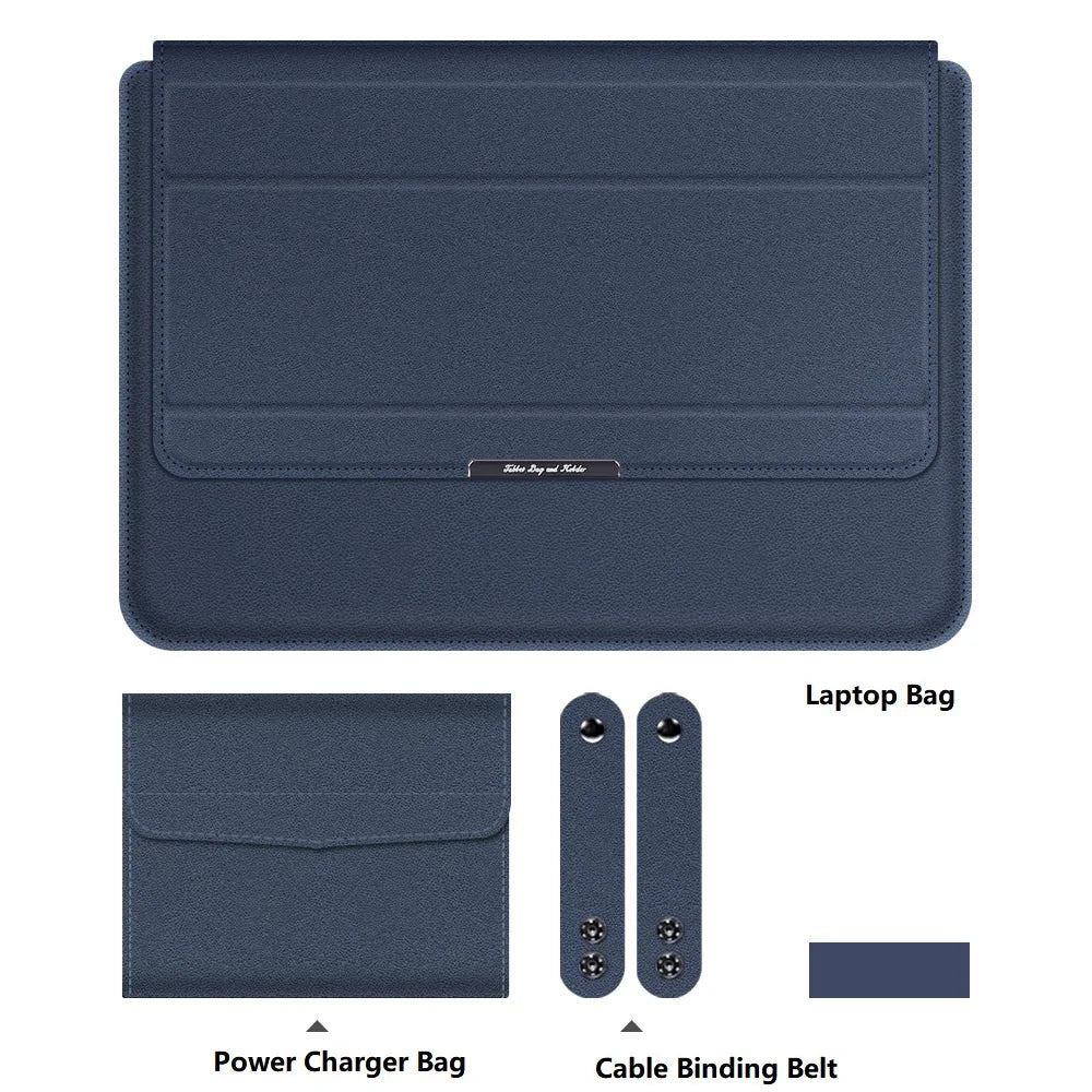 for 14.1 Inch Intel Core I7 7500U 1080P Windows 11 Gaming Laptop Sleeve Notebook Bag Computer PC Holder Charger Pouch Cable Belt