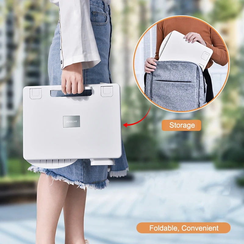 Oatsbasf Portable Laptop Stand Multi Function Notebook Tablet Lap Desk For Macbook Air Pro Bed Room Reading Holder for iPad
