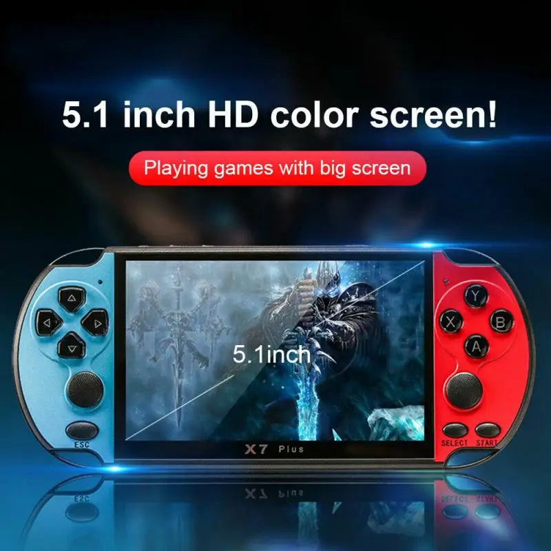 Hot Selling X7Plus Classic Game Player 5.1Inch HD Screen Game Gameboys Color Retro for Children Gift Toys
