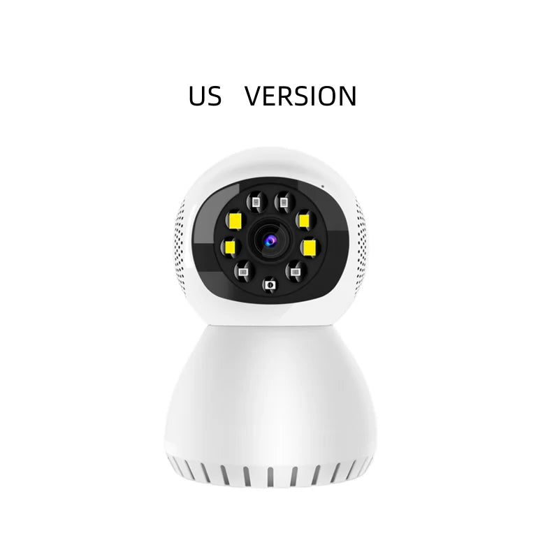 Mini 1080P HD Indoor Security Camera with Night Vision Tuya Smart App 2.4G/5Ghz WiFi Cloud Data Storage Options