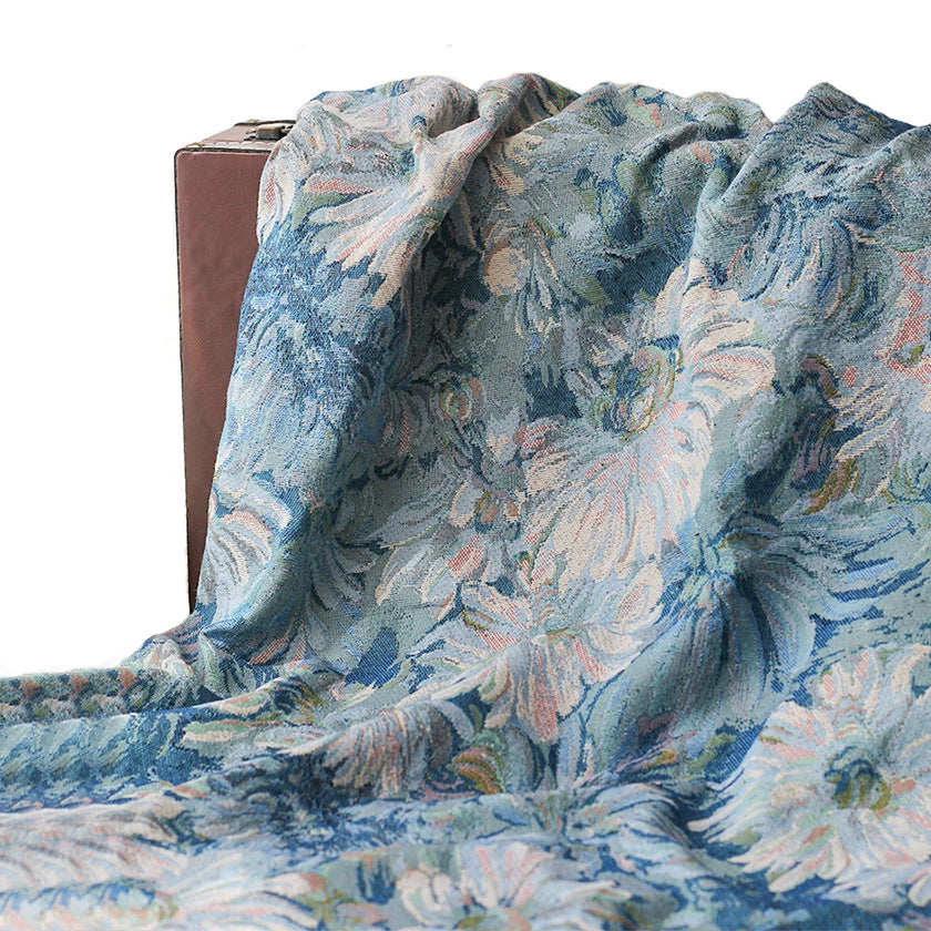 2025 Monet's Gardens New Brocade Jacquard Fabric Luxury