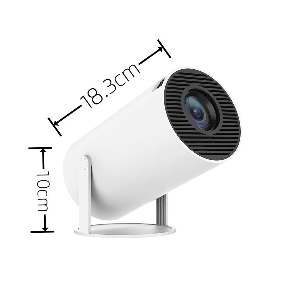 XPOD YH300 Android 11 Portable LCD Quad Core Mini WiFi 120 ANSI Lumens 1280x720P 1500:1 Contrast Projector 50000 Hours Lamp Life