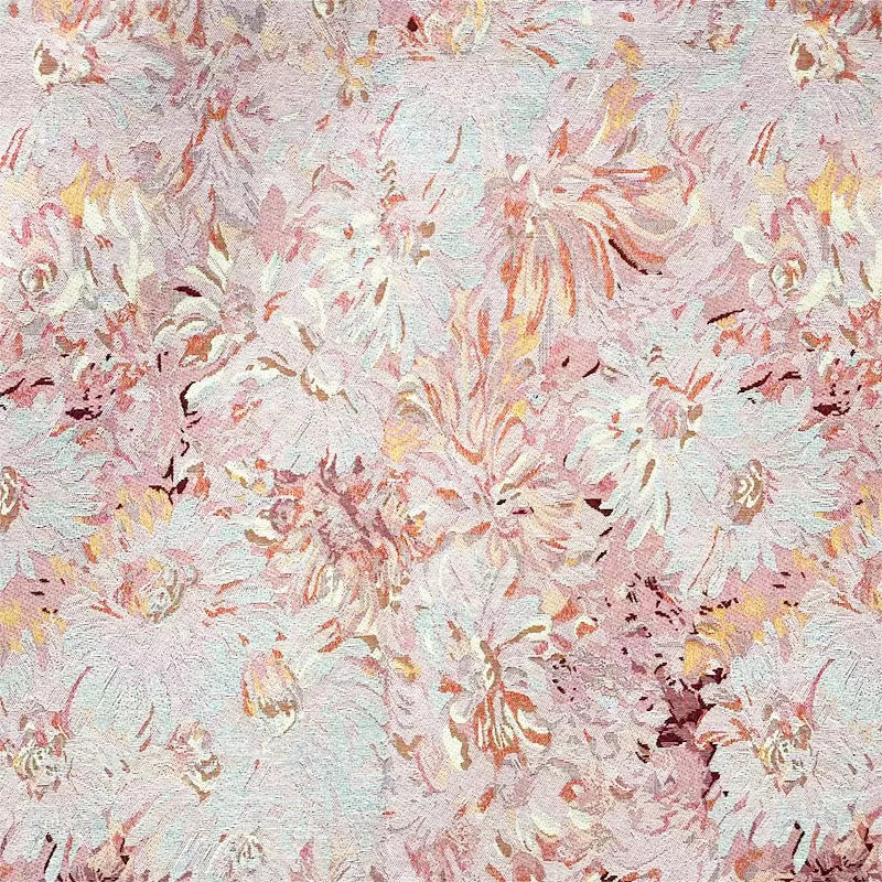 2025 Monet's Gardens New Brocade Jacquard Fabric Luxury