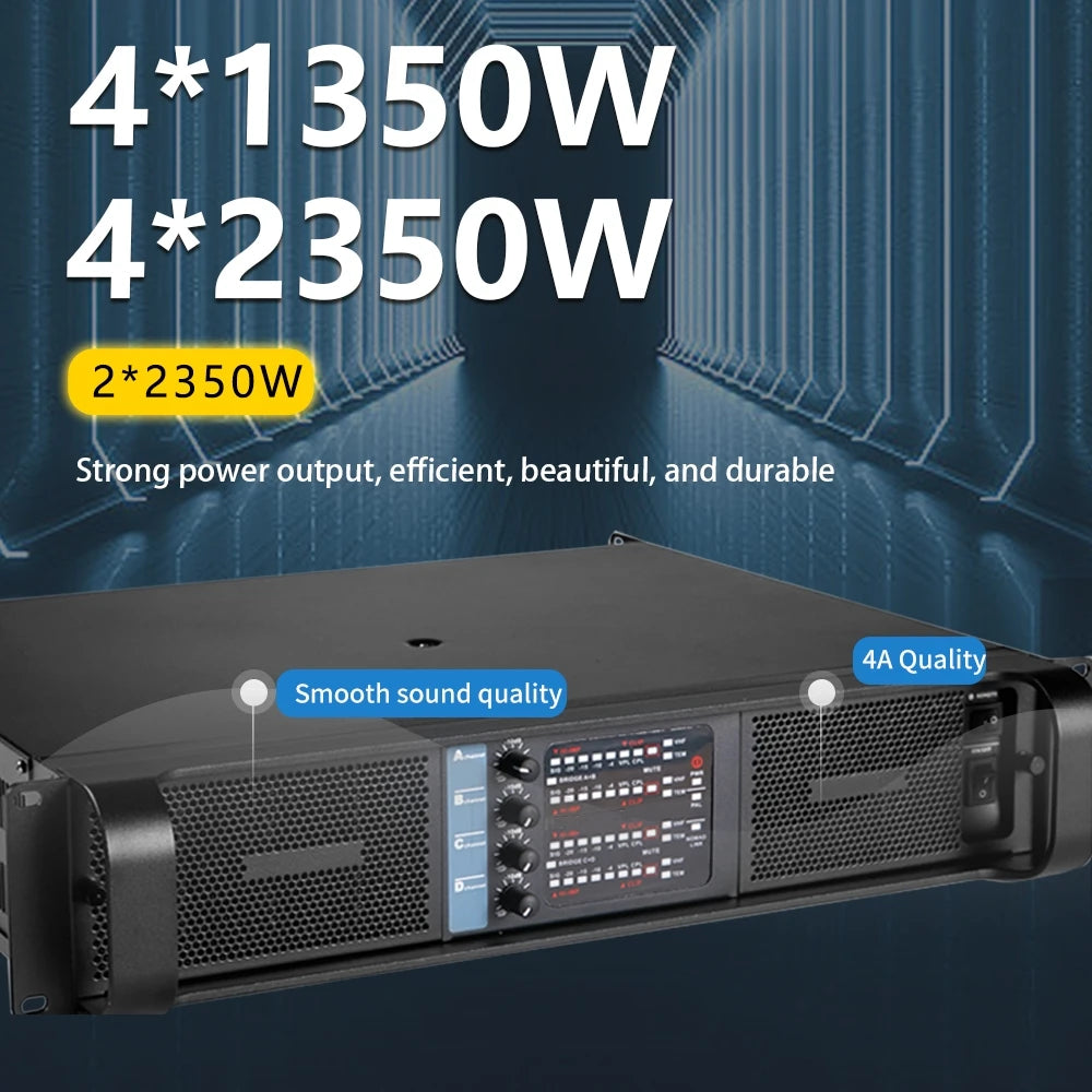 10KQ 4 Channel 5400W Class TD Professional Audio Line Array Power Amplifier SA-10KQ Metal