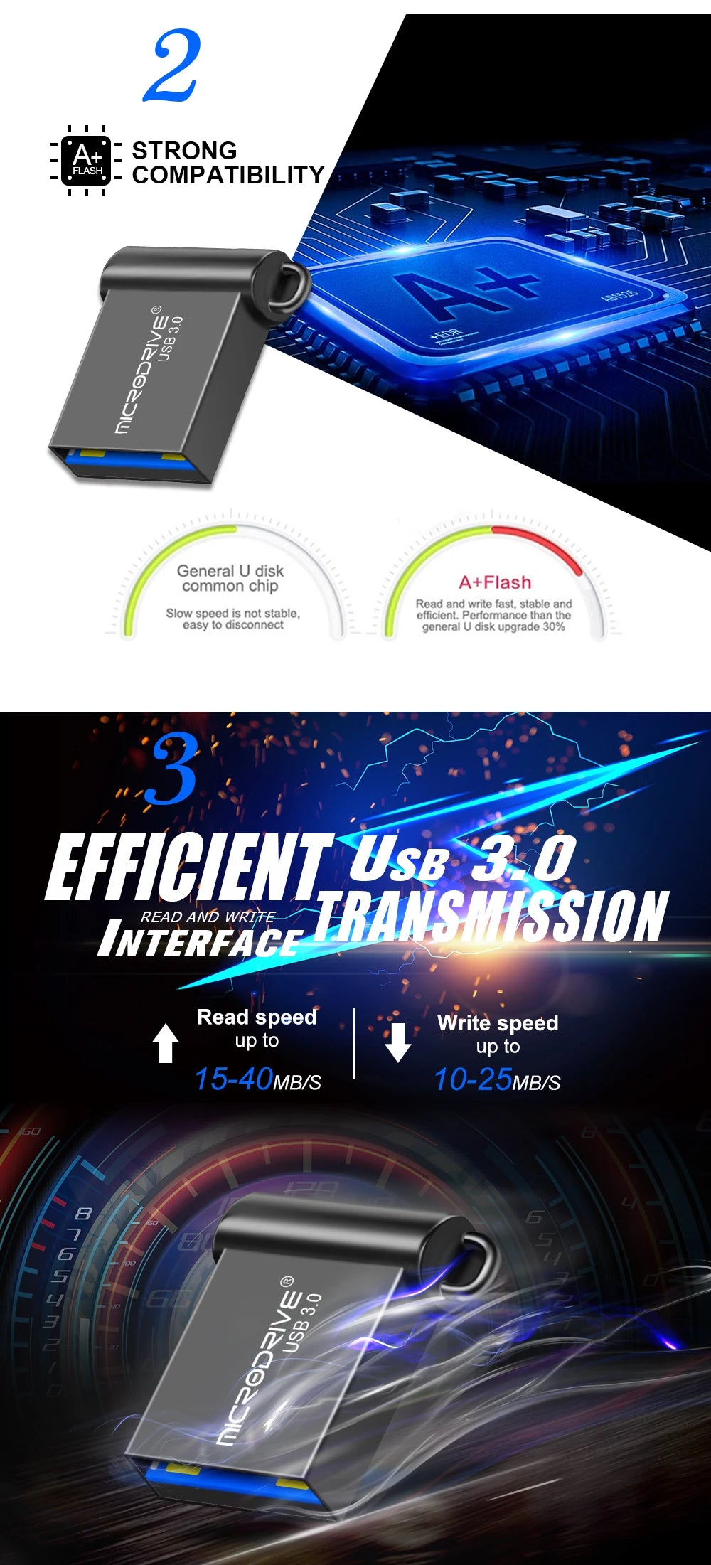 Super Mini USB 3.0 Pendrive Metal 16GB 32GB USB Flash Drive 64G Pen Drive U Disk Flash Memory Stick Gift