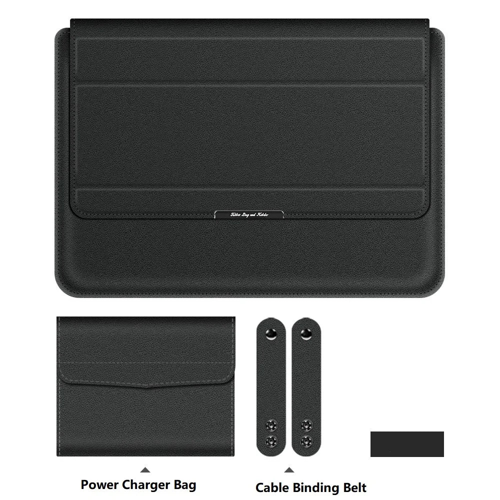 for 14.1 Inch Intel Core I7 7500U 1080P Windows 11 Gaming Laptop Sleeve Notebook Bag Computer PC Holder Charger Pouch Cable Belt