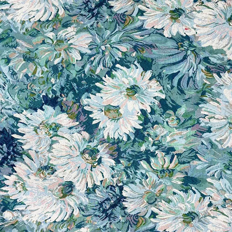 2025 Monet's Gardens New Brocade Jacquard Fabric Luxury